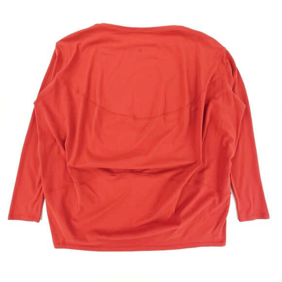Lululemon Athletica Red Long Sleeve Tee - Picture 4 of 6